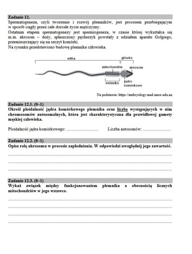 Matura 2017 biologia