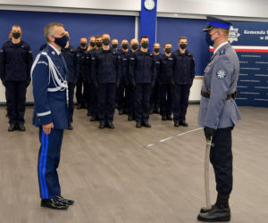 Podlaskie. Uroczyste ślubowanie 21 nowych policjantów
