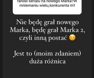 Aleksandar Milićević (Marek 2) na Instagramie o roli w serialu BrzydUla