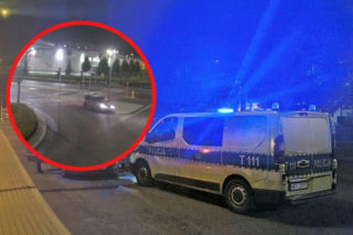 To cud, że nikogo nie zabił! Kompletnie pijany wjechał wprost na policjantów, wszystko się nagrało [WIDEO]