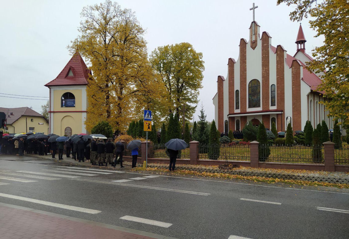 Pogrzeb asp. Bartłomieja Pieroga, jednego z dwóch strażaków, którzy zginęli w pożarze w Nisku
