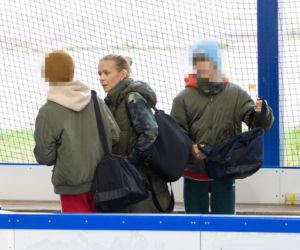 Aneta Zając na łyżwach