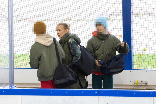 Aneta Zając na łyżwach