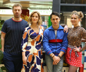 Mecenas Porada. Kasia (Aleksanda Domańska), Adi Tsurgan (Otar Saralidze), Marcin Drawicz (Mateusz Rusin), Zośka Krawczyk (Magdalena Wróbel)