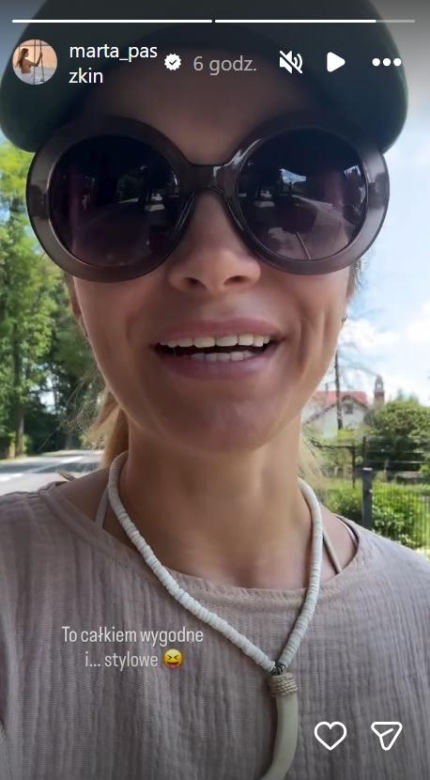 Marta Paszkin pokazała to po raz pierwszy. "Chyba to już ten czas, żeby popylać z wózeczkiem"