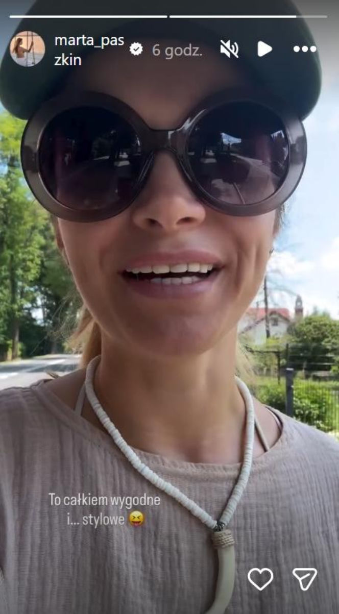 Marta Paszkin pokazała to po raz pierwszy. "Chyba to już ten czas, żeby popylać z wózeczkiem"
