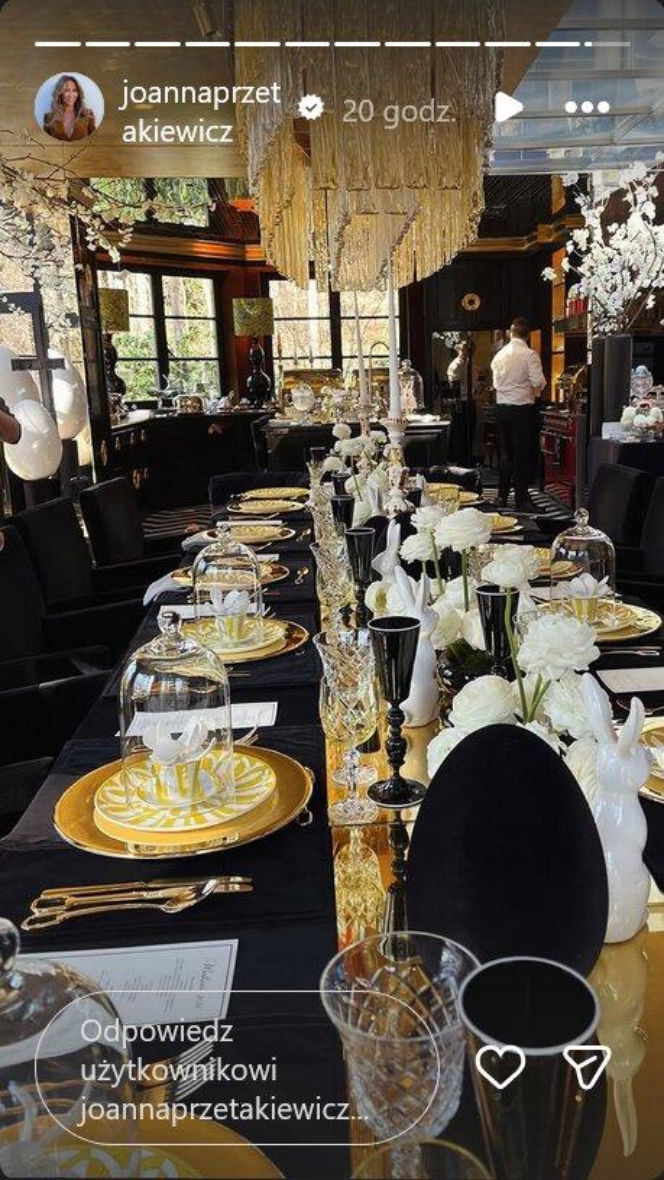 Wielkanoc u Przetakiewicz? To nie święta, to luksusowy bankiet!
