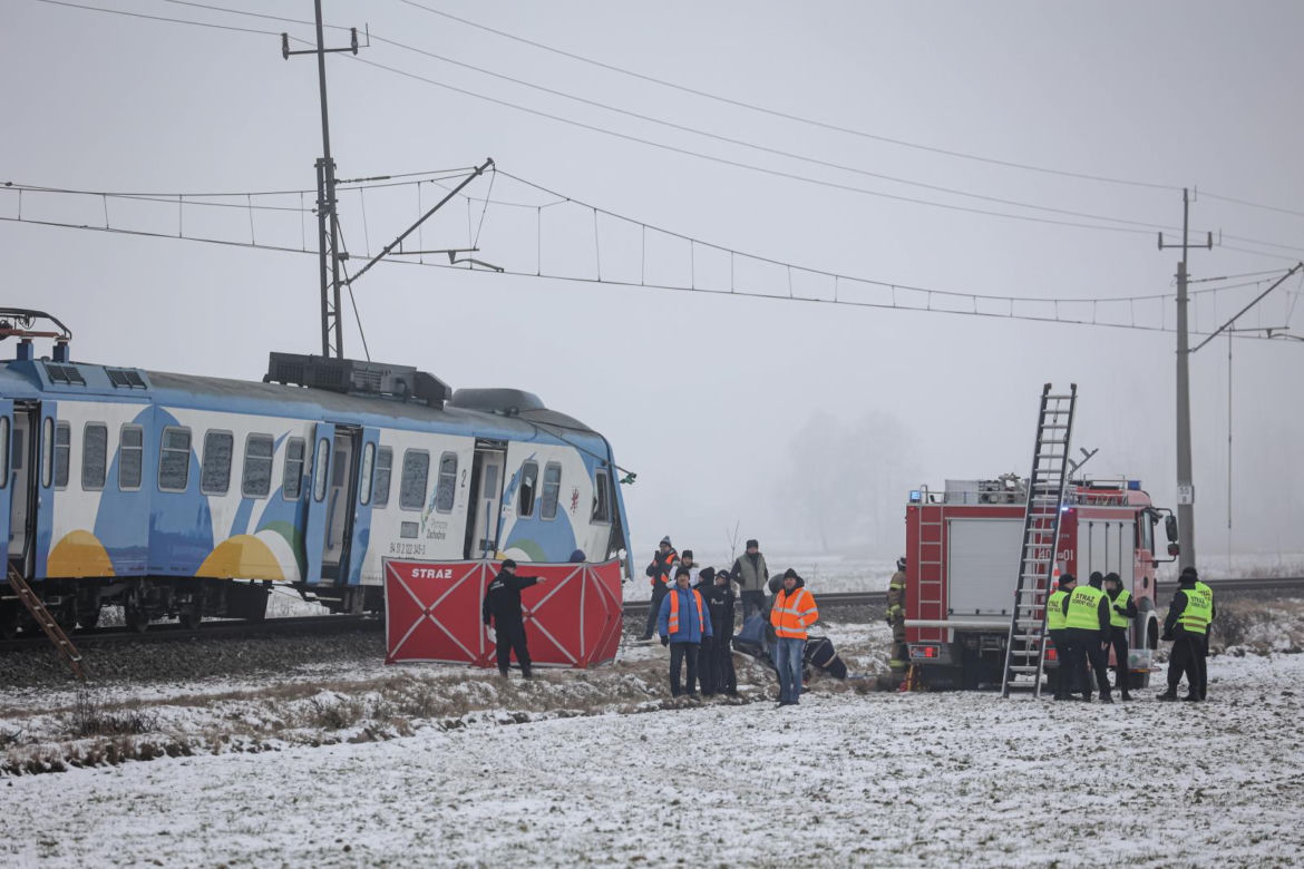 Wypadek na przejeździe kolejowym w Nowych Budach pod Budzyniem
