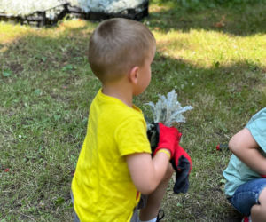 Przedszkolaki z SP 34 ukwieciły Park Miejski w Kielcach