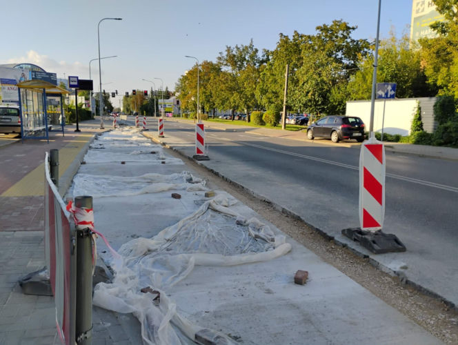 utrudnienia i roboty drogowe w Siedlcach
