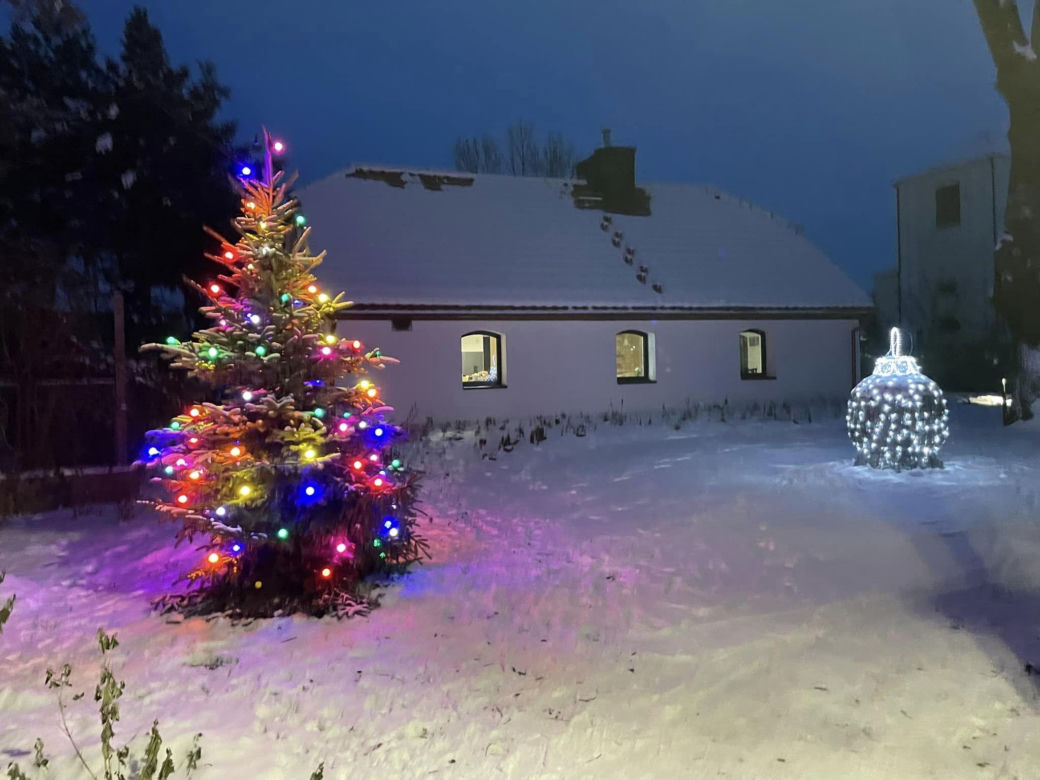 Świąteczne iluminacje w Węgrowie