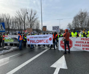 Uczestnicy protestu