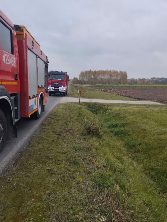 Wypadek w Gocławiu w powiecie garwolińskim
