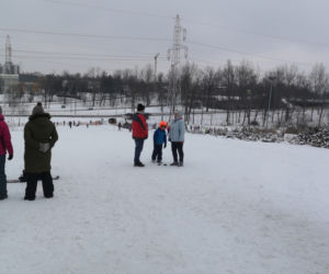 Zimowe szaleństwo na Górce Środulskiej w Sosnowcu
