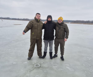 Wycinanie przerębli na zalewie siedleckim 2026