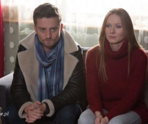 Na dobre i na złe odc. 549. Wiktoria Consalida (Katarzyna Dąbrowska), Przemek Zapała (Marcin Rogacewicz)