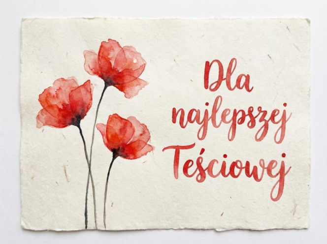 Kartka na Dzień Teściowej