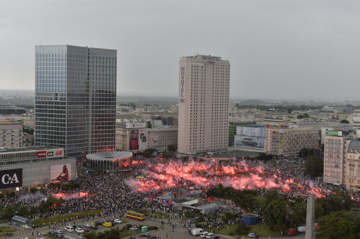 Warszawa 79. rocznica Powstania Warszawskiego Godzina W