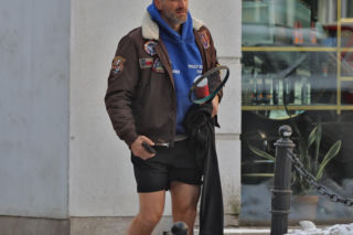 Maciej Dowbor wystawił nogi na mróz