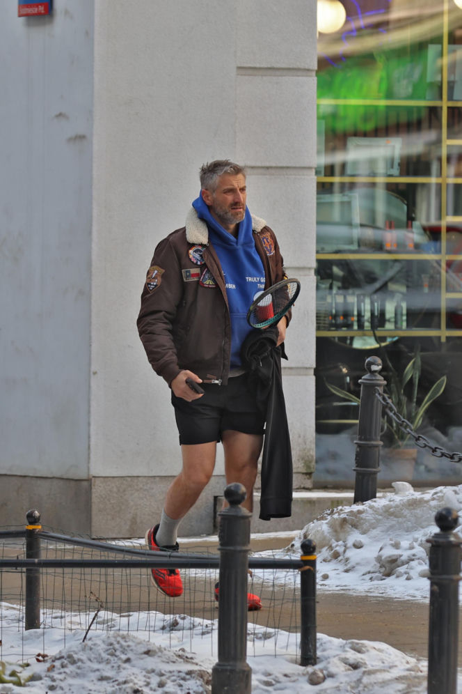 Maciej Dowbor wystawił nogi na mróz