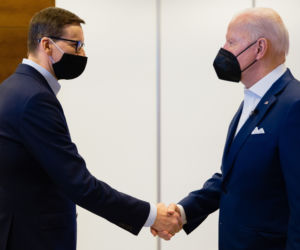 Wizyta prezydenta Joe Biden w Miasto Stołeczne Warszawa - PGE Narodowy