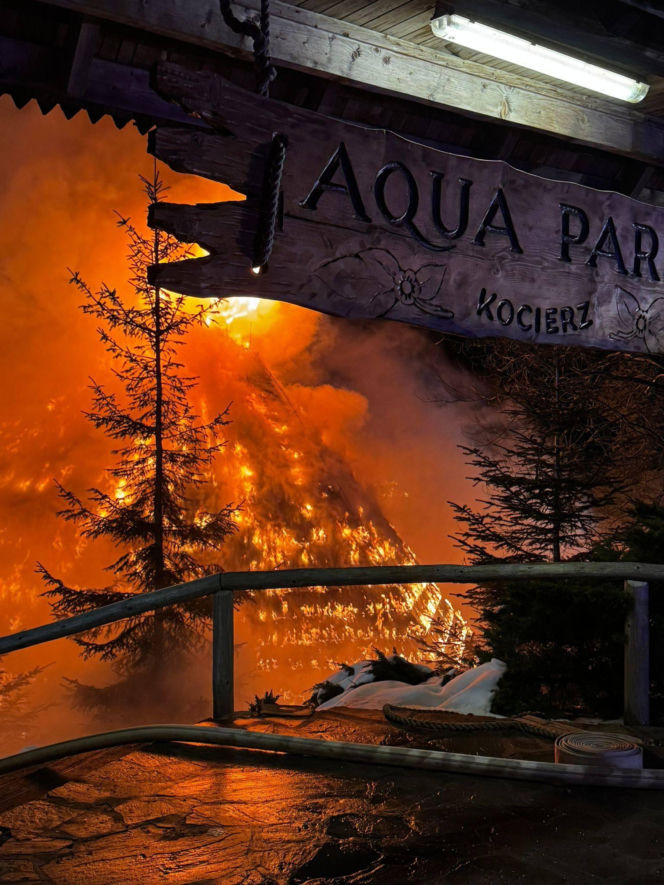 Pożar w hotelu w Małopolsce. Ogień wybuchł w trakcie wesela, są poszkodowani