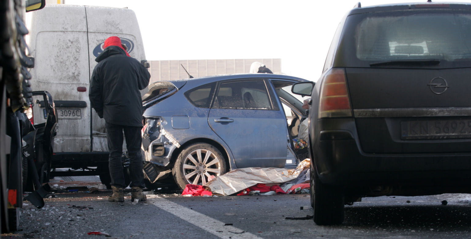 Karambol na autostradzie A4 w Gliwicach