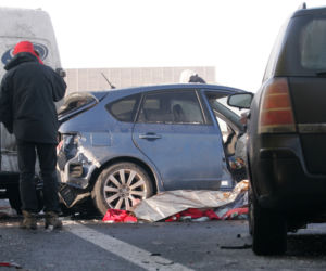 Karambol na autostradzie A4 w Gliwicach