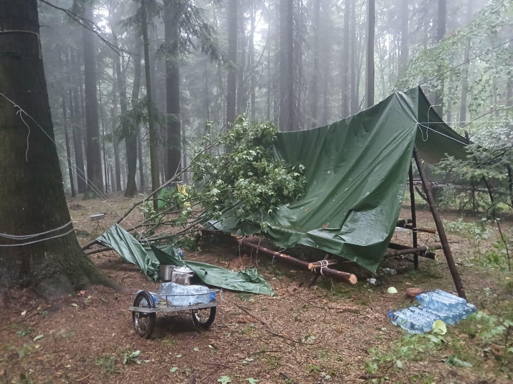 Nawałnice w Małopolsce. Setki interwencji straży pożarnej