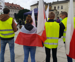 Protest rolników w Bydgoszczy 