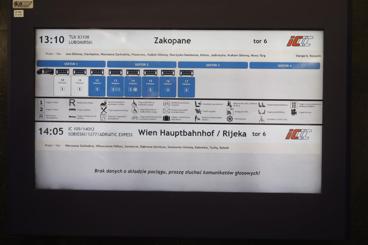 Pierwszy pociąg do Rijeki odjechał z Warszawy! Tłumy pasażerów. Wszystkie miejsca zajęte