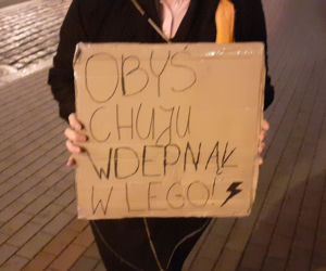Trzeci dzień protestów w Iławie (28.10.2020)