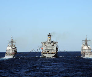 Kolizja USS Truxtun i USNS Supply na Karaibach – ryzyko w operacjach RAS