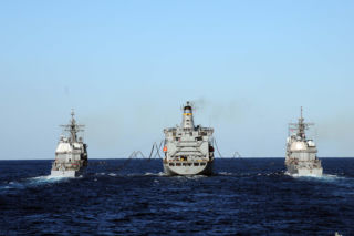 Kolizja USS Truxtun i USNS Supply na Karaibach – ryzyko w operacjach RAS