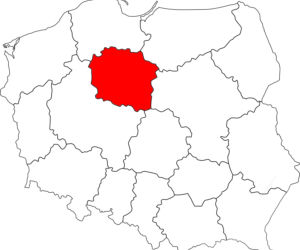 województwo kujawsko-pomorskie - mapa