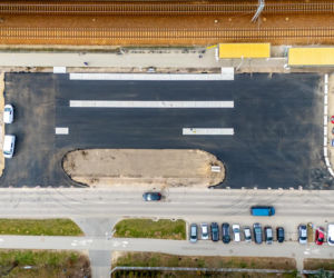 Budowa tymczasowej pętli autobusowej przy dworcu kolejowym w Otwocku