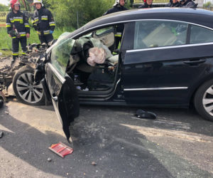 Wypadek na trasie Poznań - Gniezno