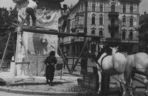 Warszawa dawniej i dziś. Studnia przed placem Krasińskich