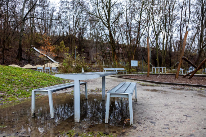 Park Akcji "Burza" w jesiennej odsłonie