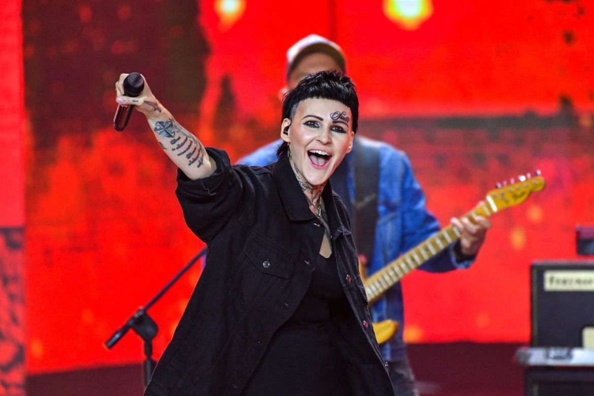 Nowy tatuaż na twarzy Agnieszki Chylińskiej podczas Top Of The Top Sopot Festival 