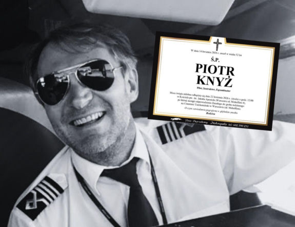 „To jeszcze nie czas na mnie!”. Nie żyje kapitan LOT-u. W powietrzu spędził 30 lat