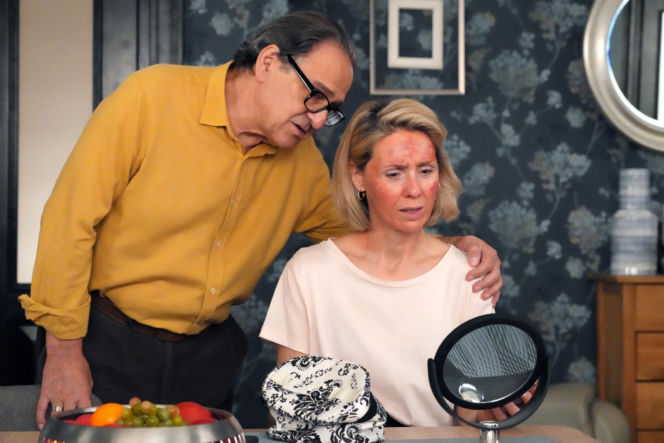 Barwy szczęścia, odcinek 3348. Malwina (Joanna Gleń), Jerzy (Bronisław Wrocławski)