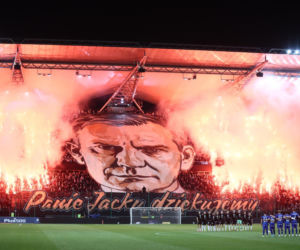 Legia Warszawa żegna Jacka Magierę. Trybuny zapłonęły przed meczem z Górnikiem