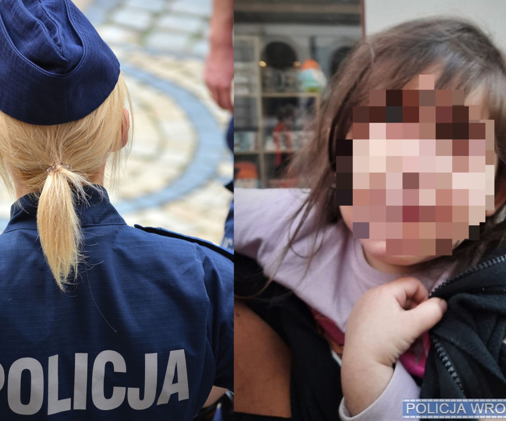 Dziewczynka Wrocław błąkała się po ulicy