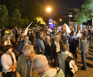 Lex TVN. Protesty pod Sejmem