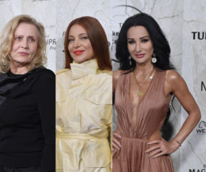 Szapołowska w czerni, Fijał z futrem w ręku i olśniewająca Steczkowska. Tłum gwiazd u Zienia