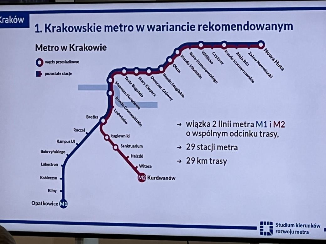 Takie będzie metro w Krakowie. Znamy przebieg pierwszej linii