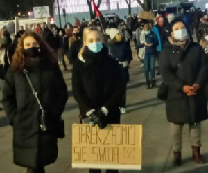 Strajk Kobiet w Szczecinie: Manifestacja na placu Solidarności - 28.01.2021