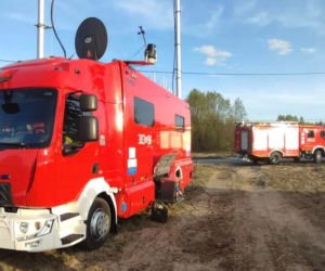 Ogromny pożar pod Grójcem! Spłonęło 80 hektarów lasu