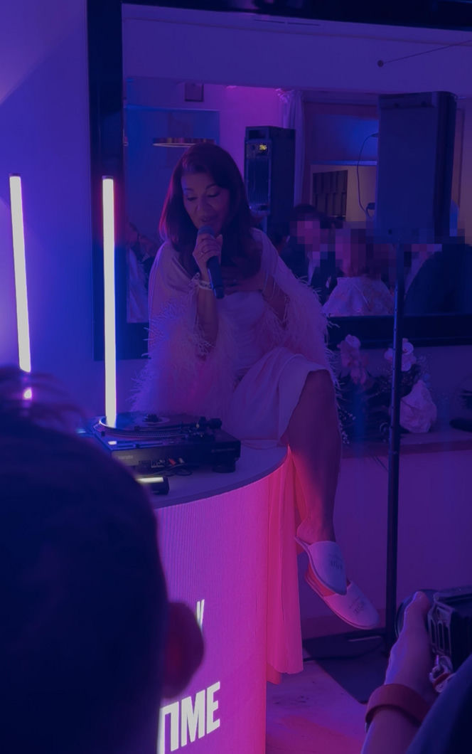 Edyta Górniak tańczyła w szlafroku i kapciach